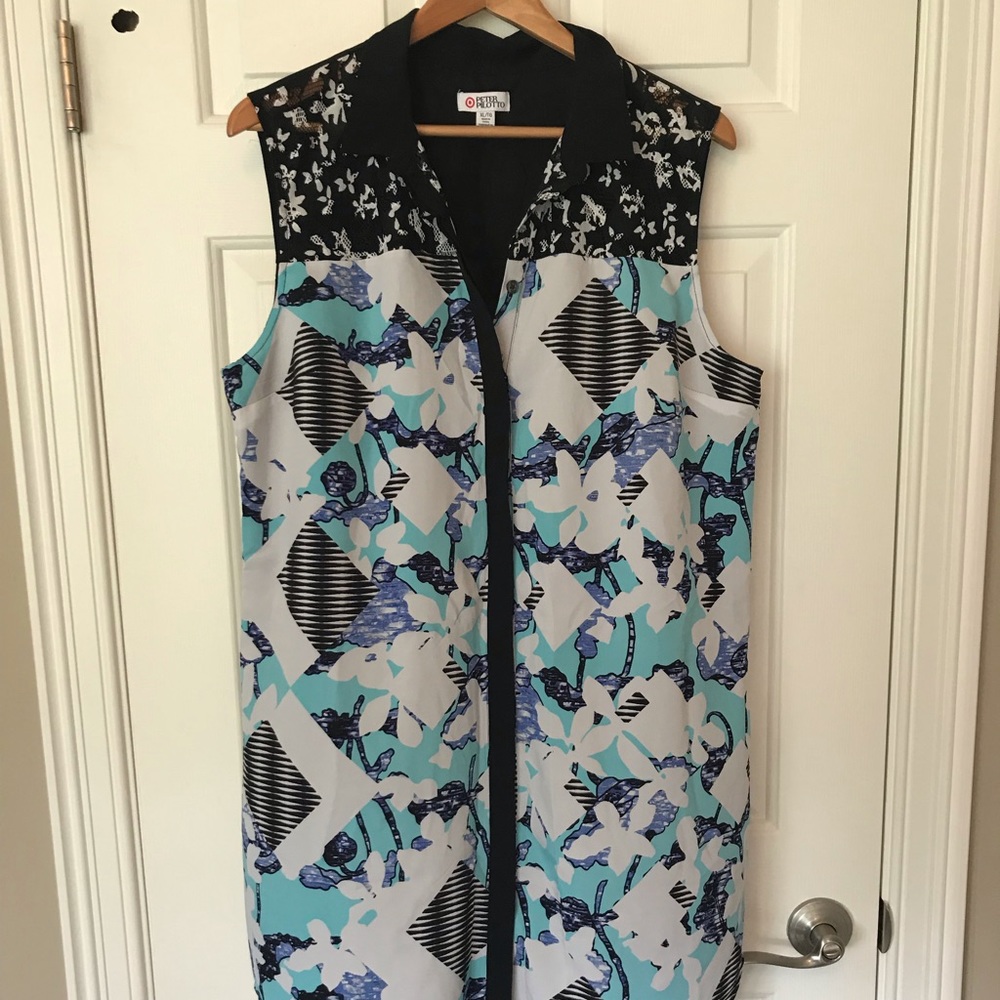 NWOT Peter Pilotto for Target Printed Shirt Dress